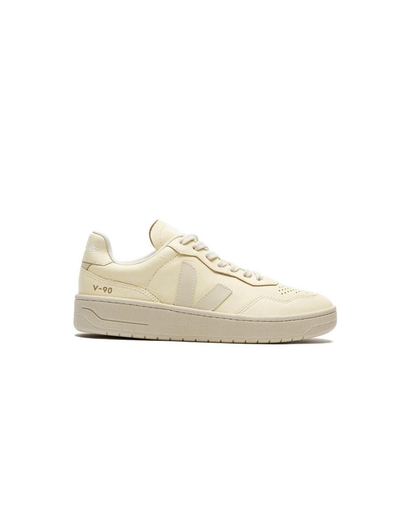 Veja Veja V-90 VD2003381A Sneakers Women's Cashew Pierre Leather Comfort Casual Shoes