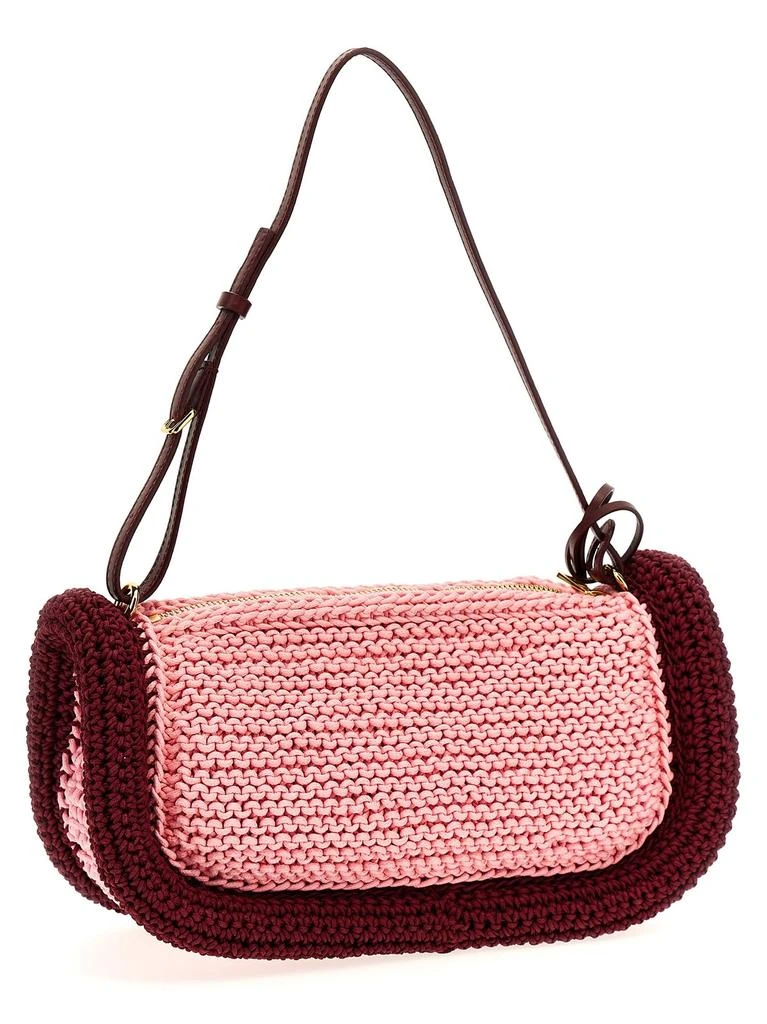 JW Anderson JW Anderson Bumper-15 Crochet-Knit Zip-Up Shoulder Bag 2
