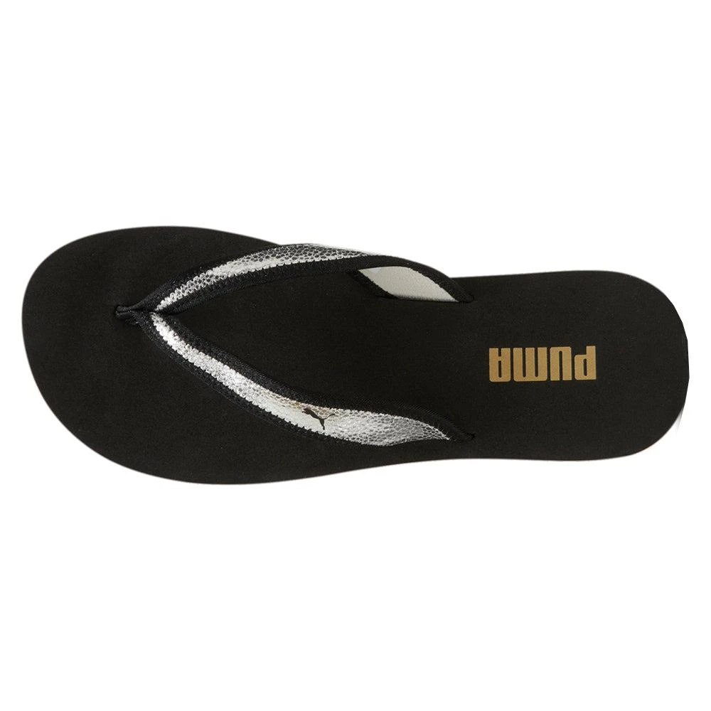 Puma Sandy Metallic Shine Flip Flops 4