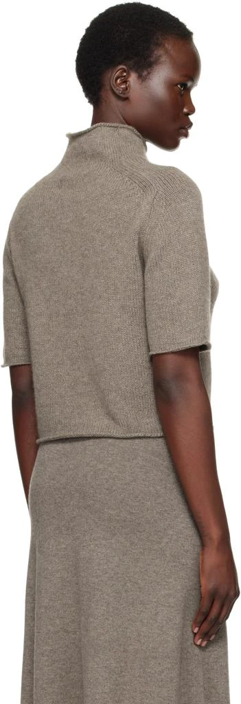 Lisa Yang Taupe Fride Turtleneck 3