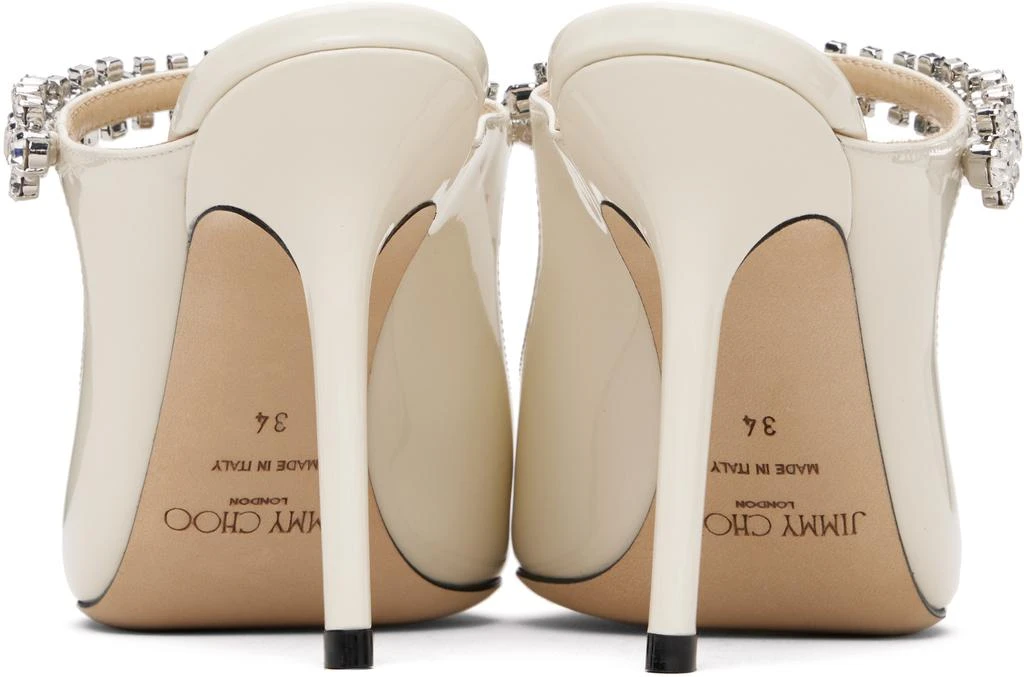 Jimmy Choo SSENSE Exclusive Off-White Bing 100 Heels 2