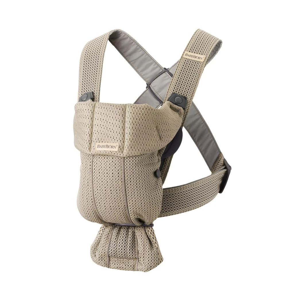 BabyBjörn BABYBJÖRN Mini 3D Mesh Baby Carrier - Gray Beige 2