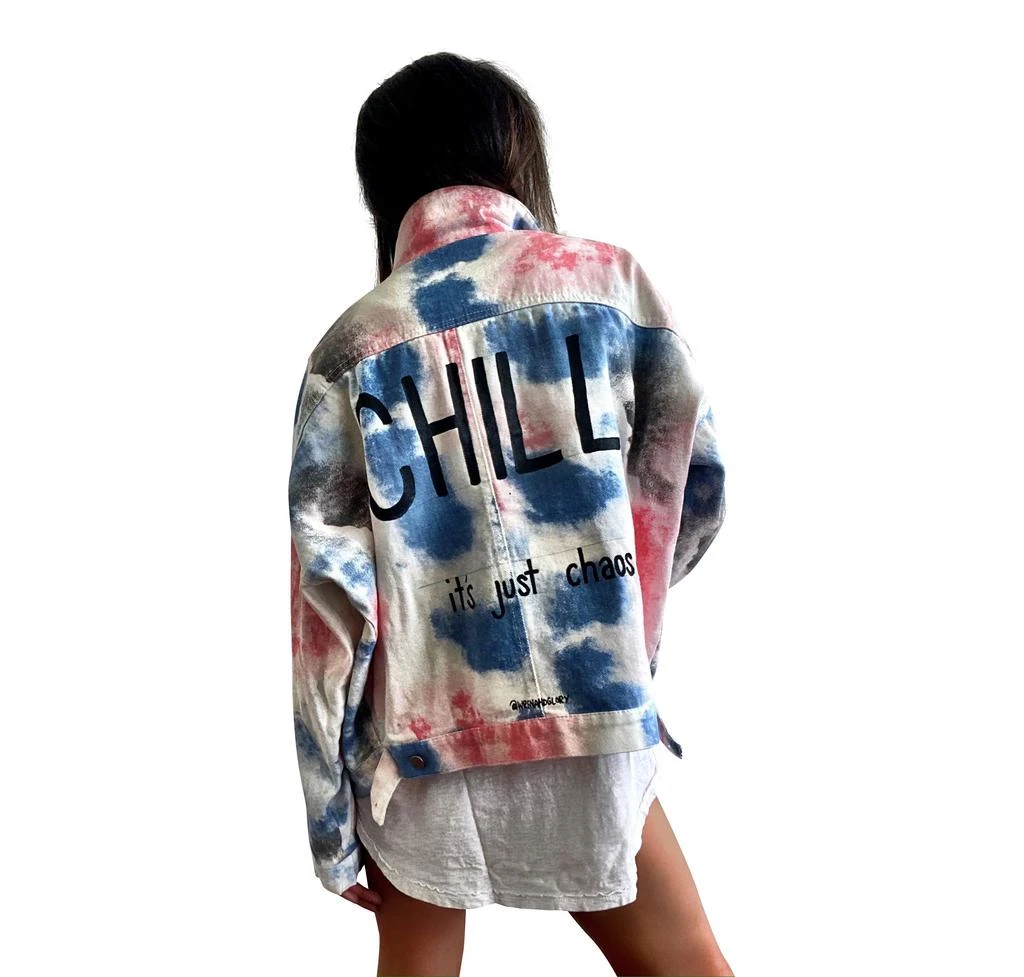 Wren + Glory 'CHAOS AND CHILL' DENIM JACKET 1