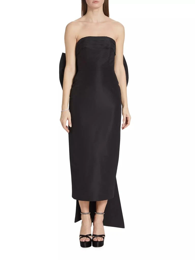 Alexia María Margaret Bow Silk Dress 3