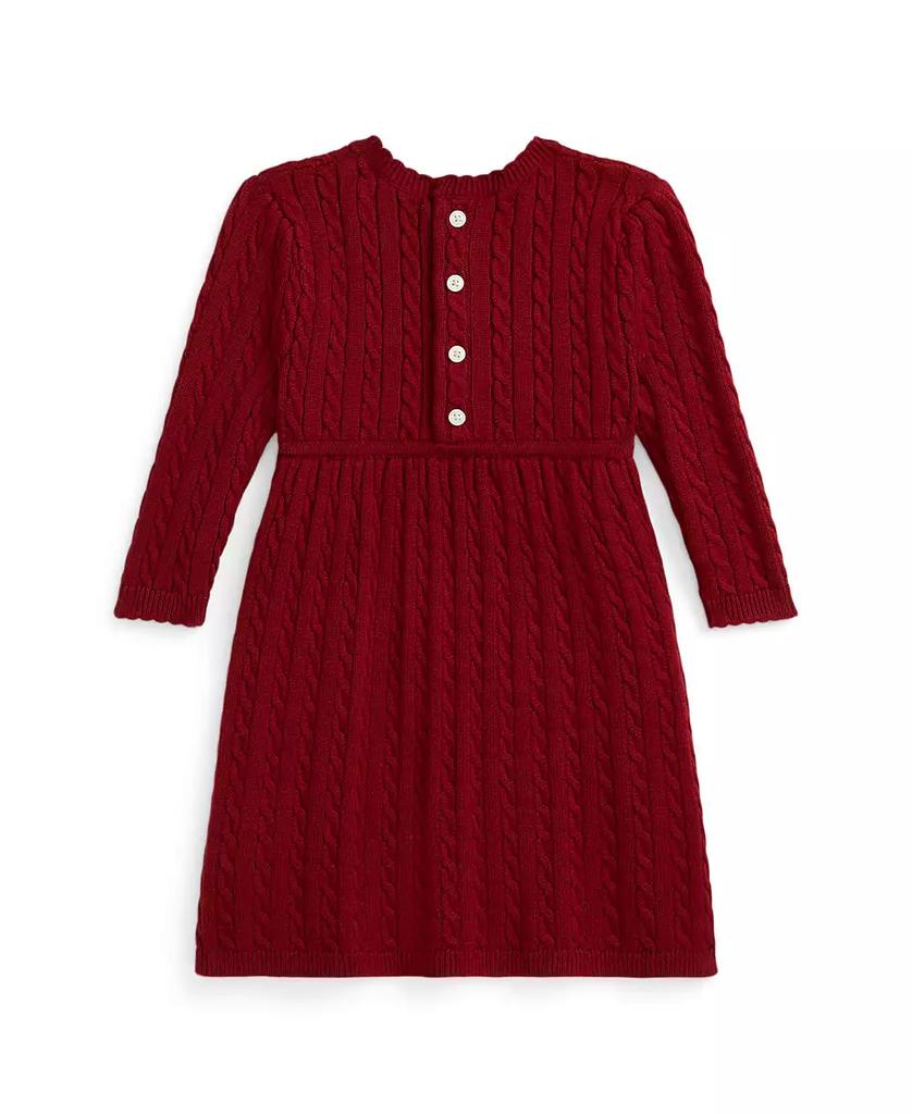Ralph Lauren Baby Girls Cable Knit Sweater Dress and Bloomer