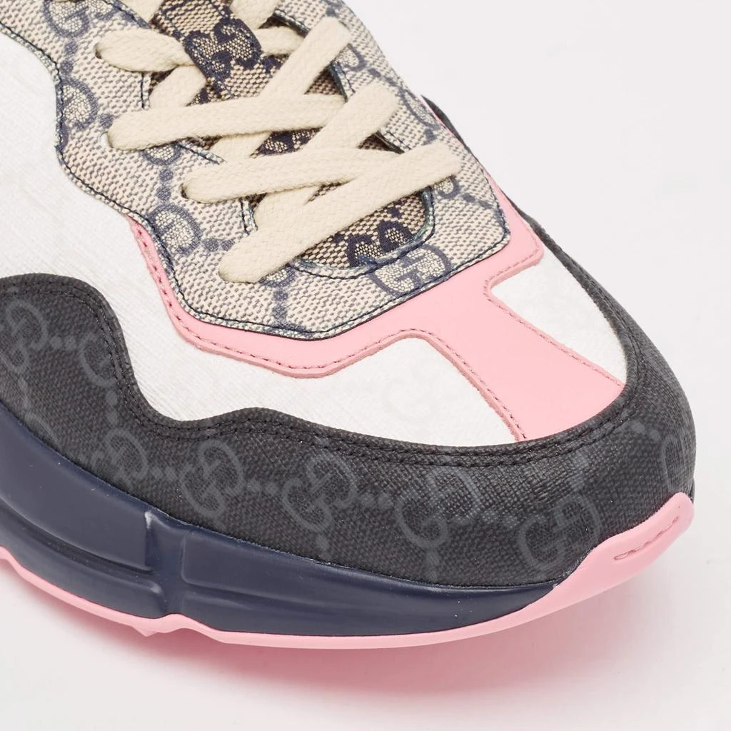 Gucci Gucci Multicolor GG Supreme Canvas Rhyton Sneakers Size 40 7