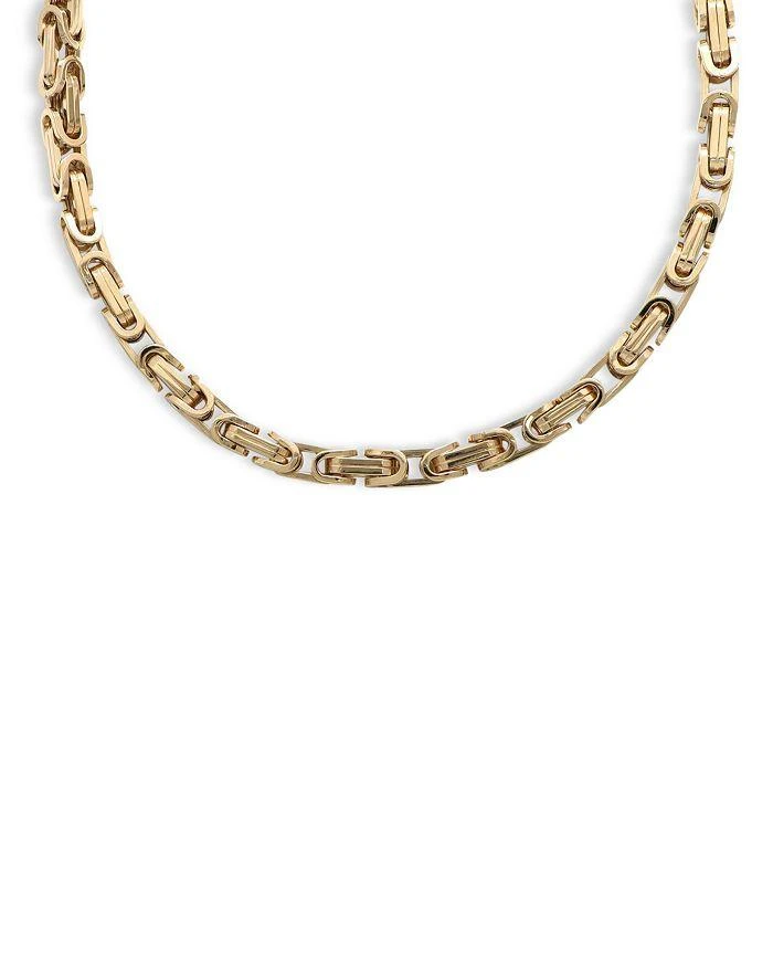 Alberto Amati 14K Yellow Gold Royal Byzantine Chain Link Necklace, 18" 2