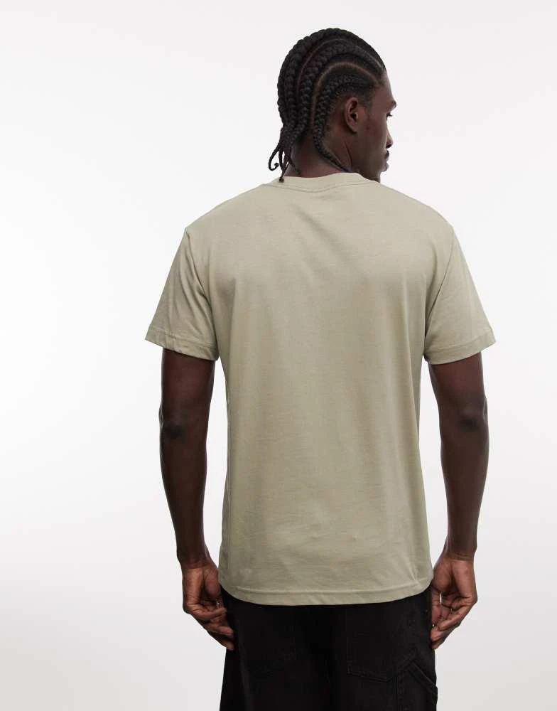 Vans Vans left chest logo t-shirt in sage green 3