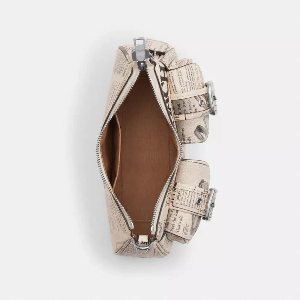 Coach Ashton Shoulder Bag With Newspaper Print 5