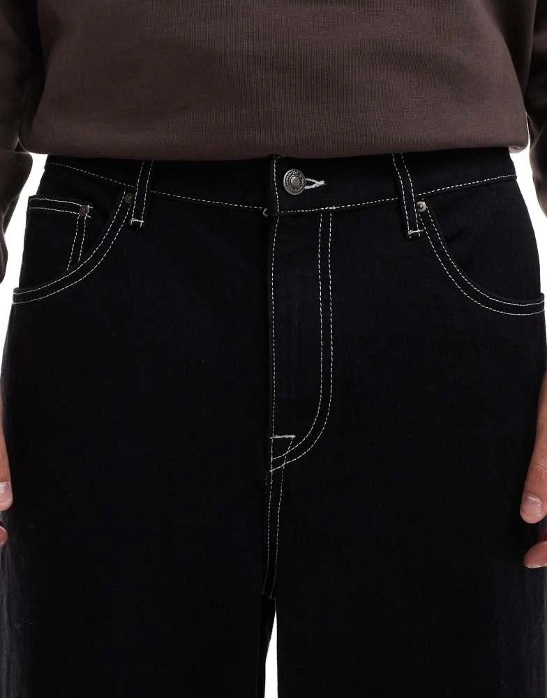 ASOS ASOS DESIGN super baggy jeans in black 5