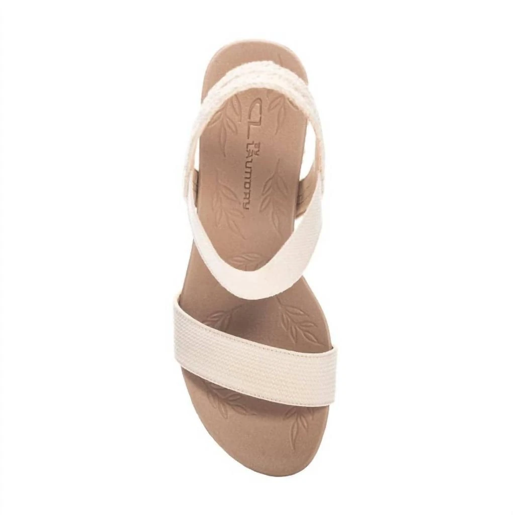 CL By Laundry Kaylin Platform Sandal In Natural 5