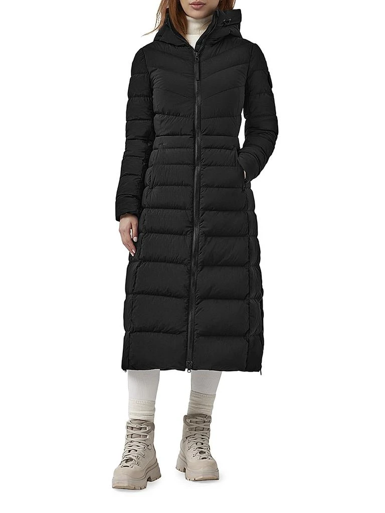 Canada Goose Clair Quilted Nylon Long Coat 2