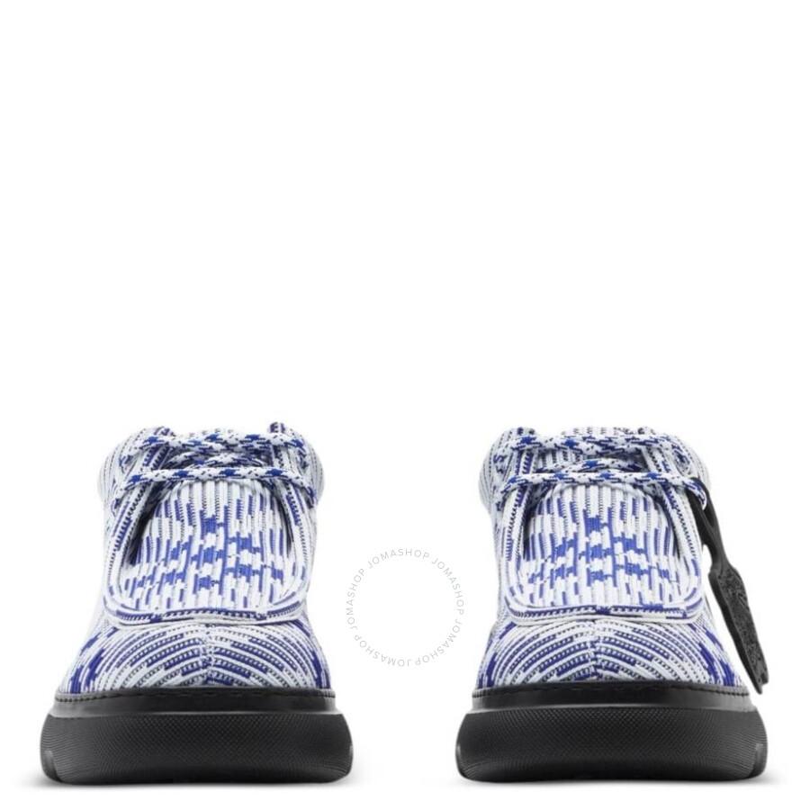 Burberry Creeper Ekd Check Print Derby Shoes