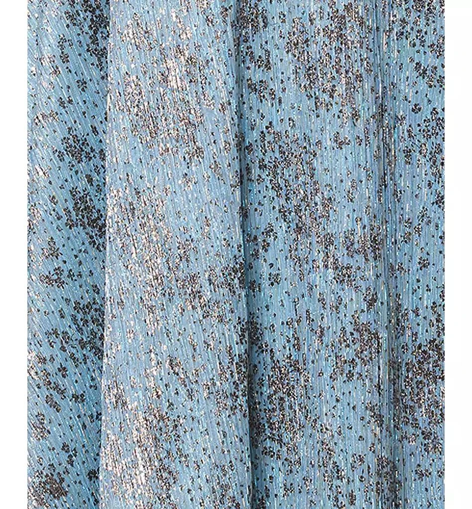 XSCAPE Plus Size Micro-Pleat One-Shoulder Gown 4