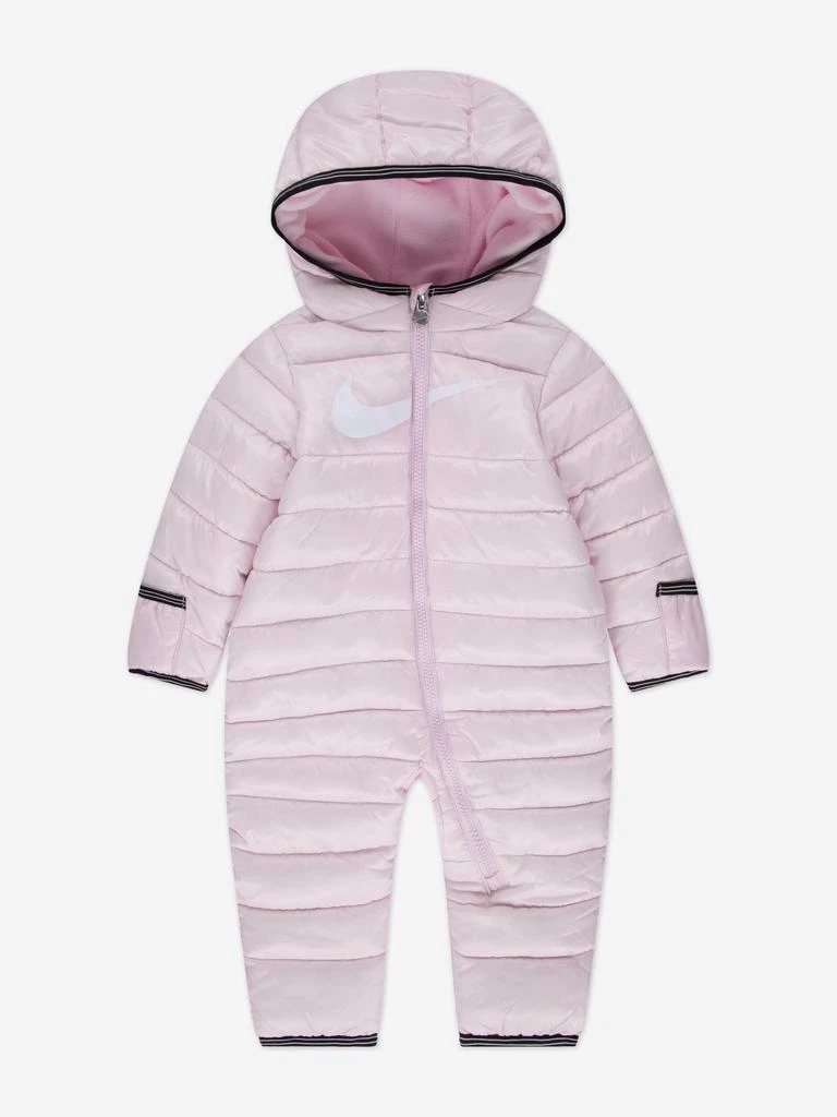 NIKE Nike Baby Girls Swoosh Snowsuit in Pink 1