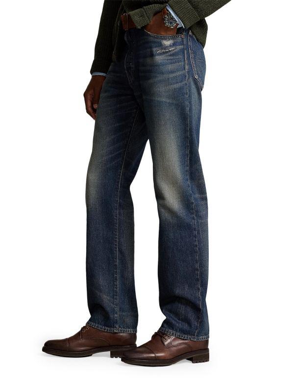 Ralph Lauren Rigid Straight-Leg Jeans