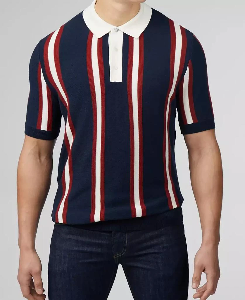 Ben Sherman Men's Mod Knitted Rugby Short Sleeve Shirt 1