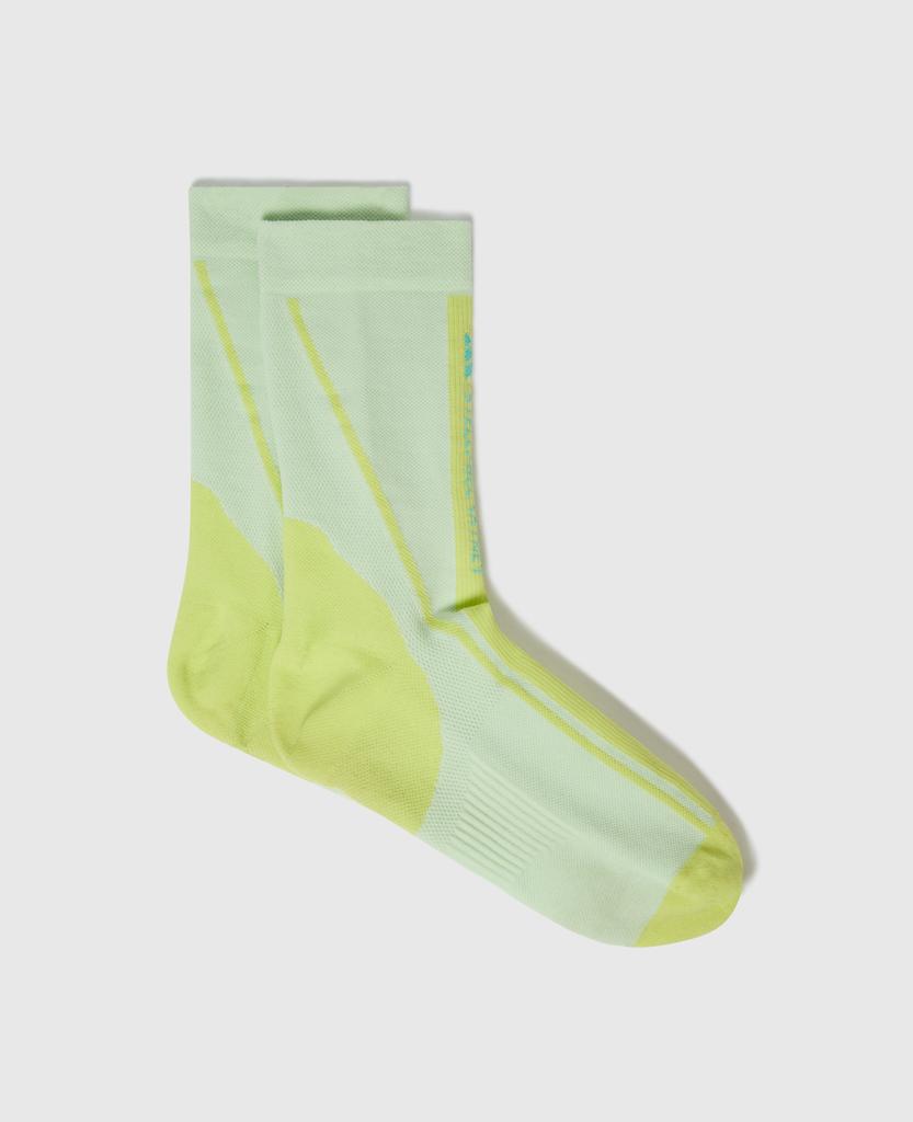 Stella McCartney Stella McCartney - Crew Socks, Woman, Glow Green/Bahia Glow Green/Bright Green, Size: S