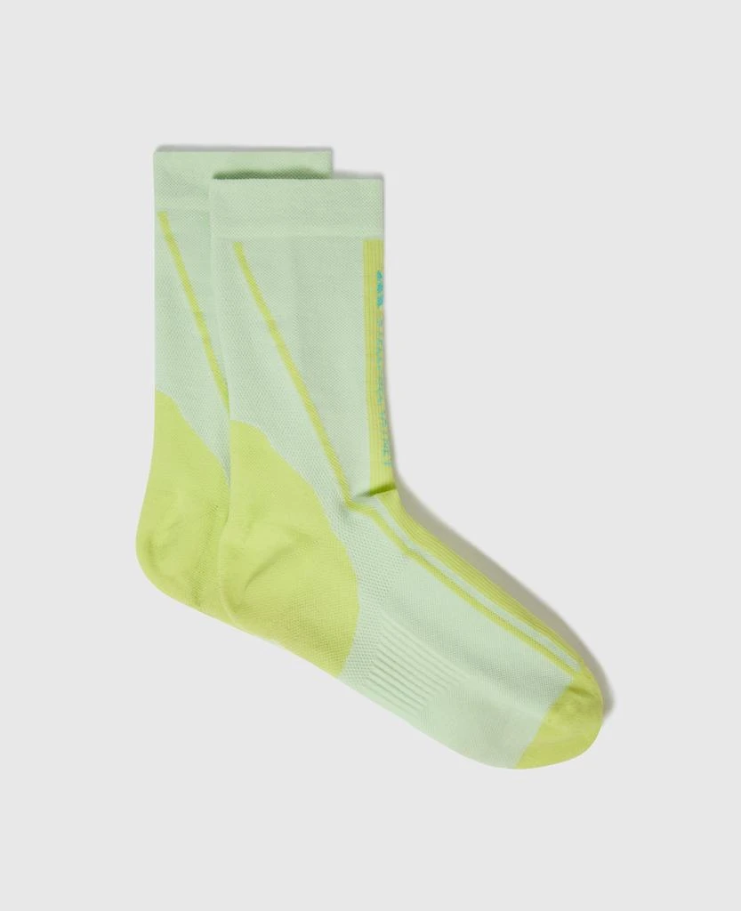 Stella McCartney Stella McCartney - Crew Socks, Woman, Glow Green/Bahia Glow Green/Bright Green, Size: S 1