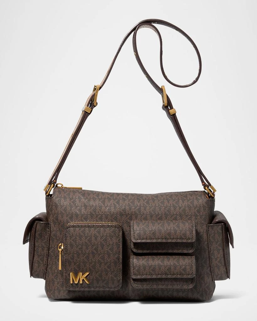 Michael Kors Dakota Medium Pocket Monogram Shoulder Bag 1