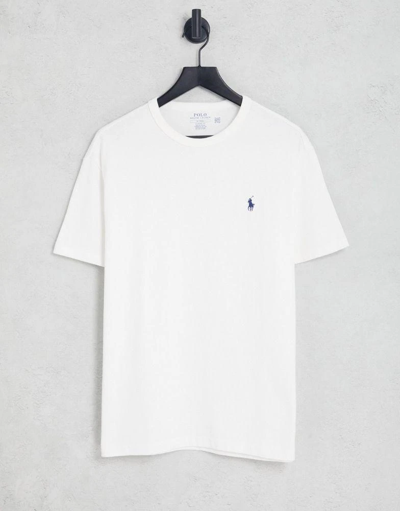 Ralph Lauren Polo Ralph Lauren oversized heavyweight t-shirt in white with pony logo 1