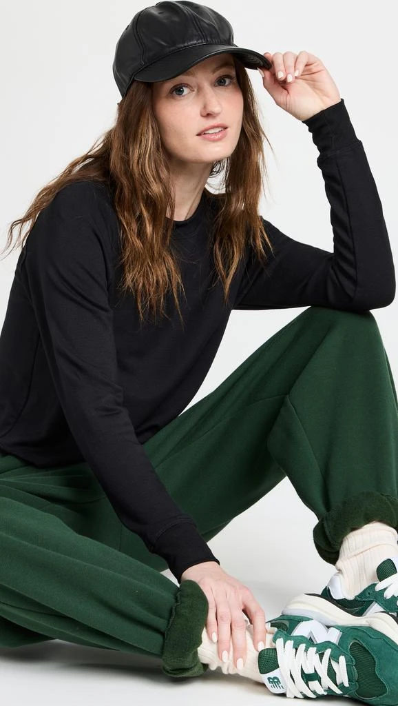 Splits59 Warm Up Crop Fleece Sweatshirt 4