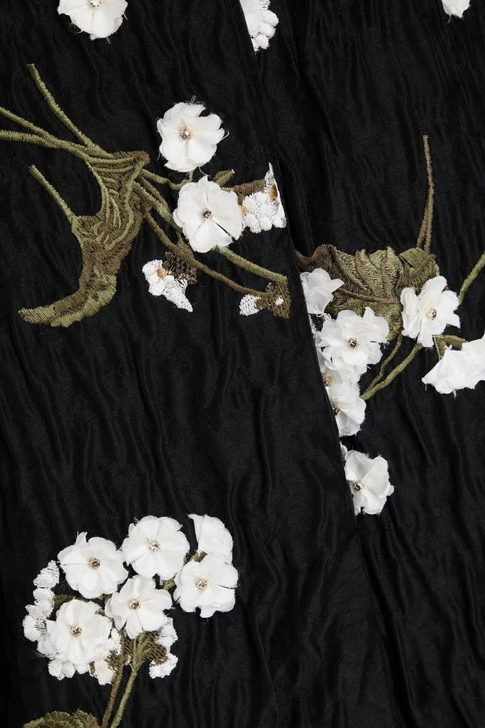 Erdem Embroidered wool-blend cloqué coat 4