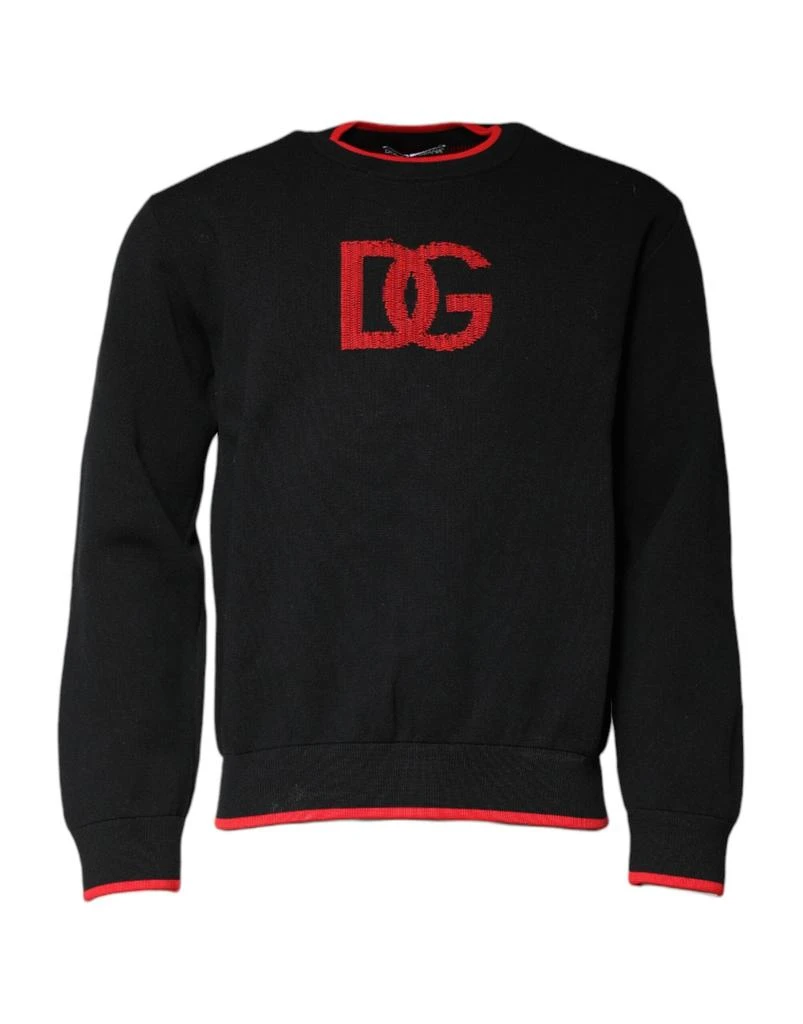 Dolce & Gabbana Nylon DGLogo Knit Men Pullover Men's Sweater 1