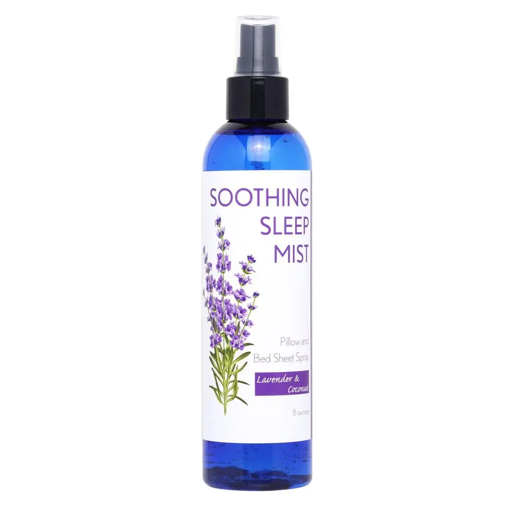 Soothing Sleep Lavender Pillow Spray for Sleep. Pillow Mist Lavender Spray for Sleep. Coconut & Lavender. 8 Ounce.