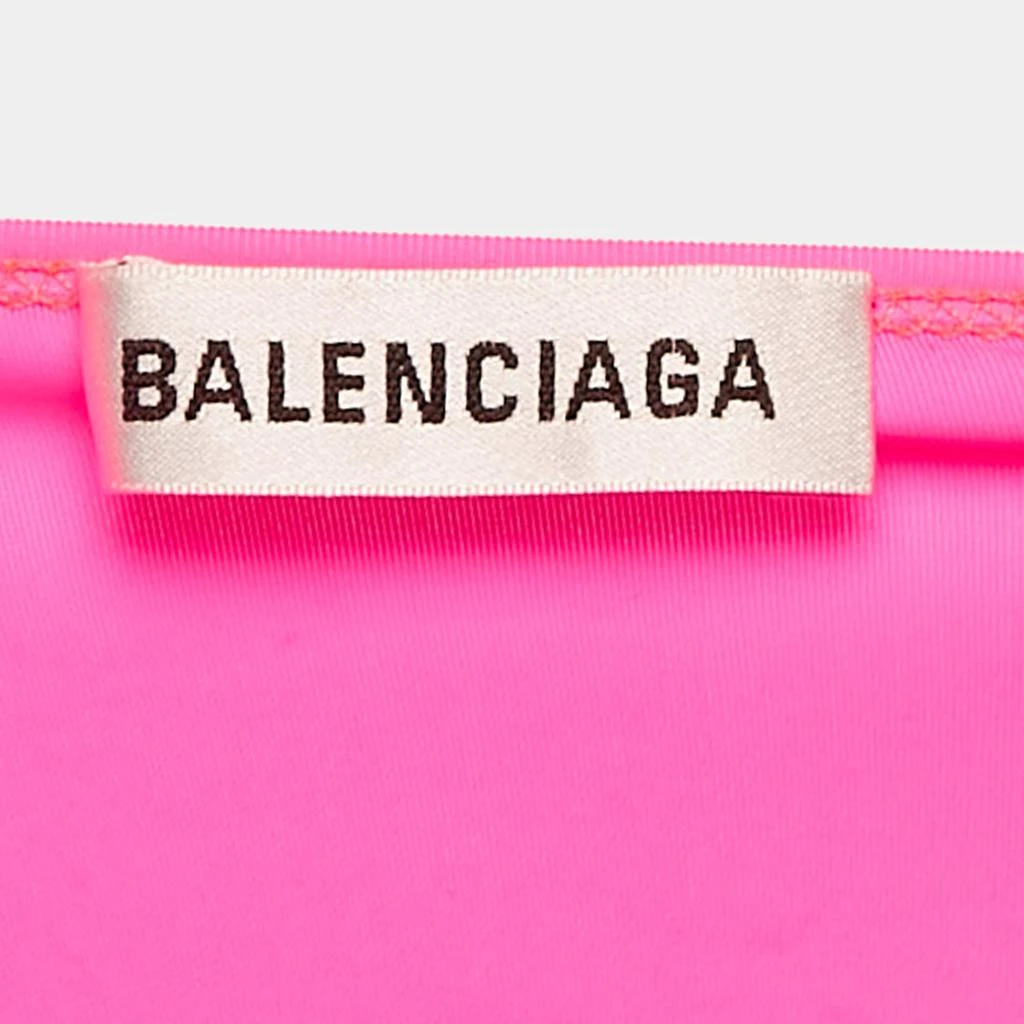 Balenciaga Balenciaga Fuchsia Pink Jersey Asymmetric Mini Dress M 4