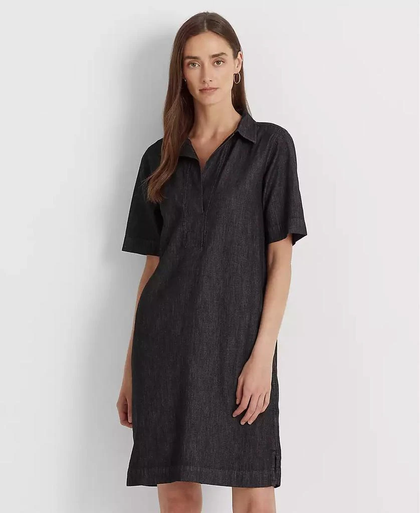 Ralph Lauren Denim Cotton Shift Dress 4