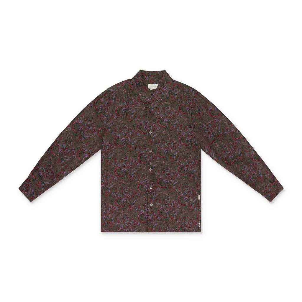 AIMÉ LEON DORE MULTI PAISLEY PRINT BUTTON-DOWN SHIRT 1