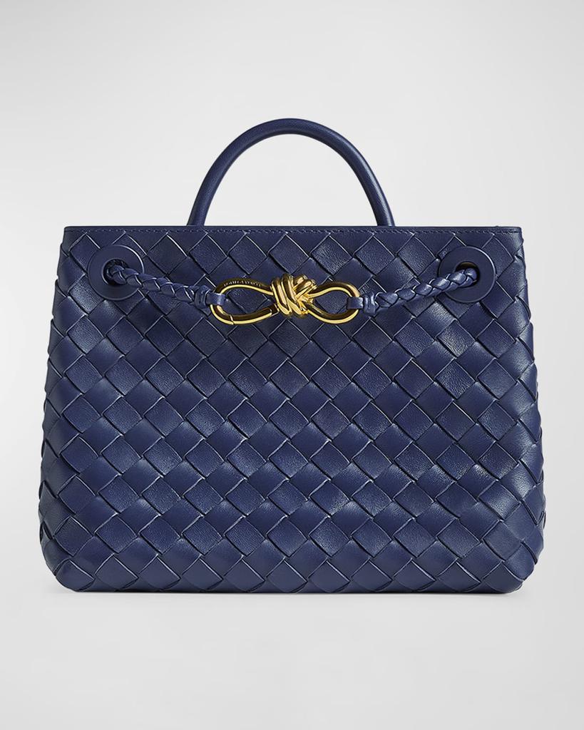 BOTTEGA VENETA Andiamo ラフィア スモール トートバッグ Bottega Veneta Large Andiamo Intrecciato Leather Top-Handle