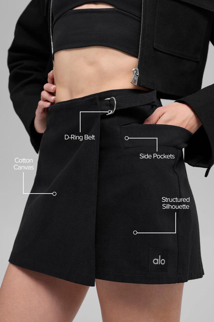 Alo Main Character Mini Skirt - Black