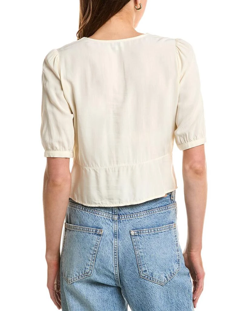 KULE Button Cropped Blouse 2