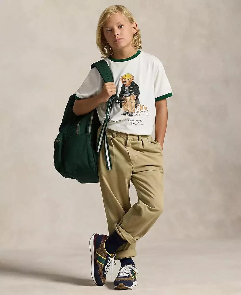 Ralph Lauren Big Boys Polo Bear Cotton Ringer T-Shirt 2