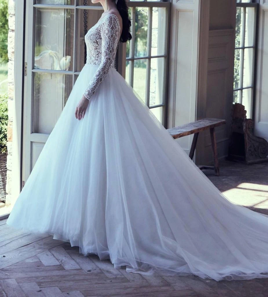 Maggie Sottero Mallory Dawn Wedding Dress In Ivory/nude 5