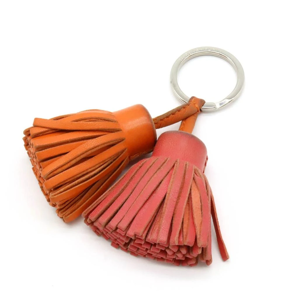 Hermes Carmen pink Leather Keyring (Pre-Owned)