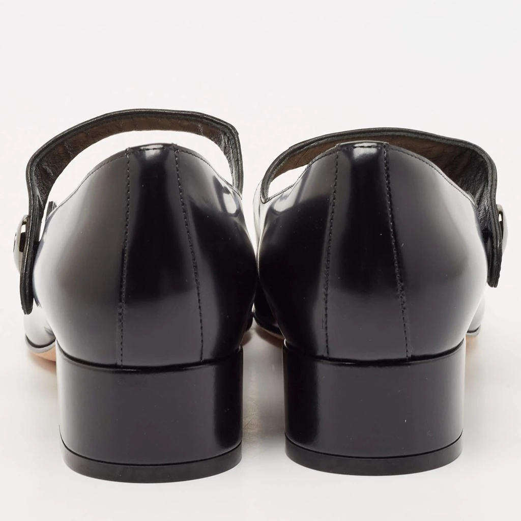 Dior Dior Black Leather D-Doll Mary Jane Pumps Size 36.5 5