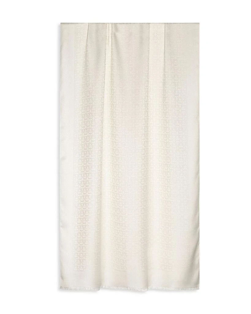 Salvatore Ferragamo Gancini Jacquard Scarf 2