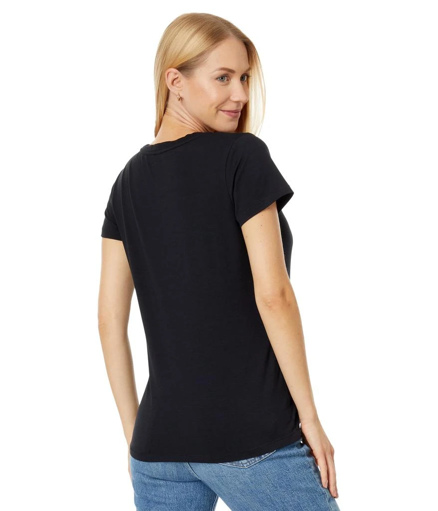 L.L.BEAN Soft Stretch Supima Tee Scoop Neck Short Sleeve 2