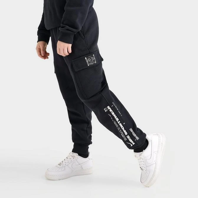 NIKE Kids' Nike Sportswear Club Fleece Cargo Jogger Pants 1