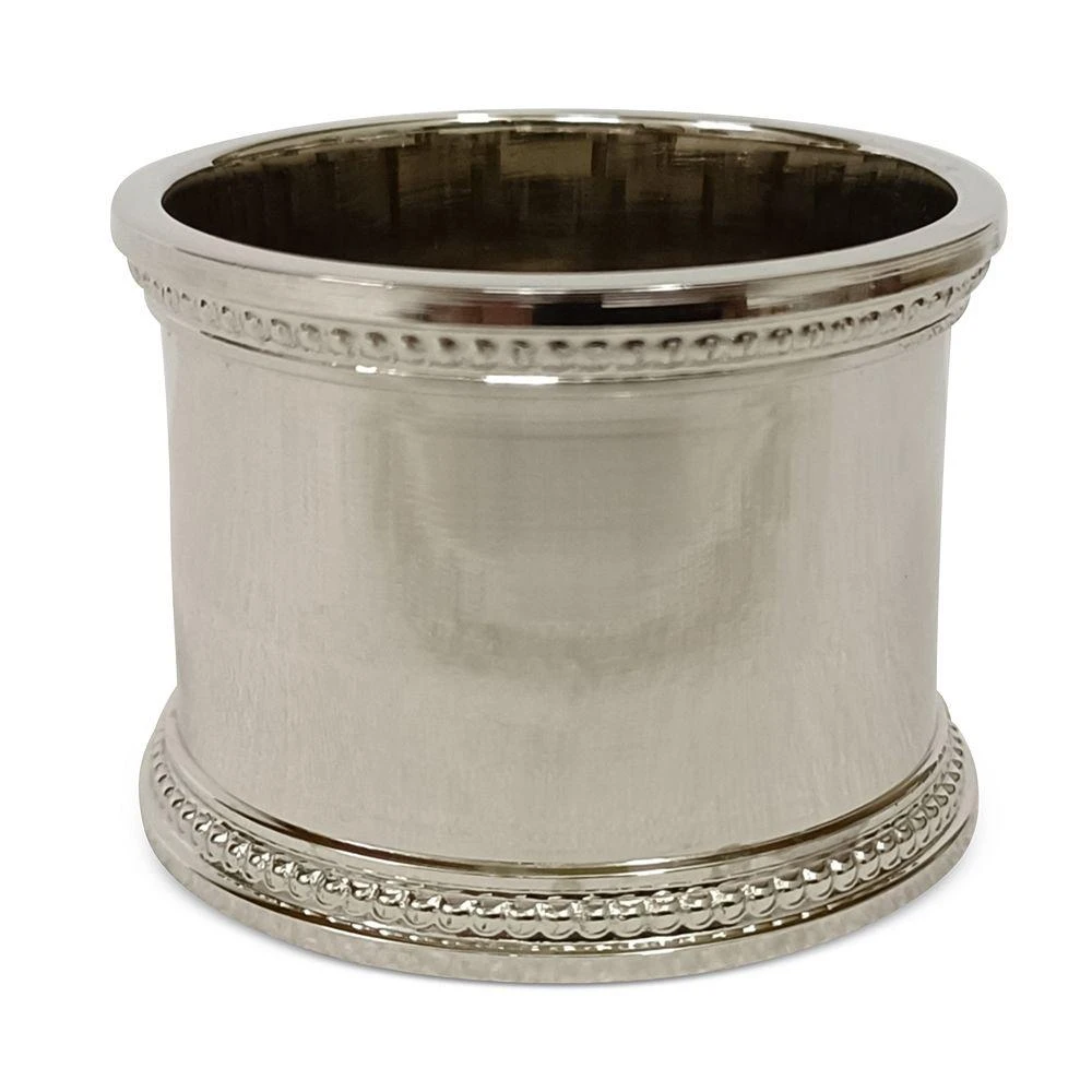 Aman Imports Napkin Ring with Beaded Rim - Exclusive 2
