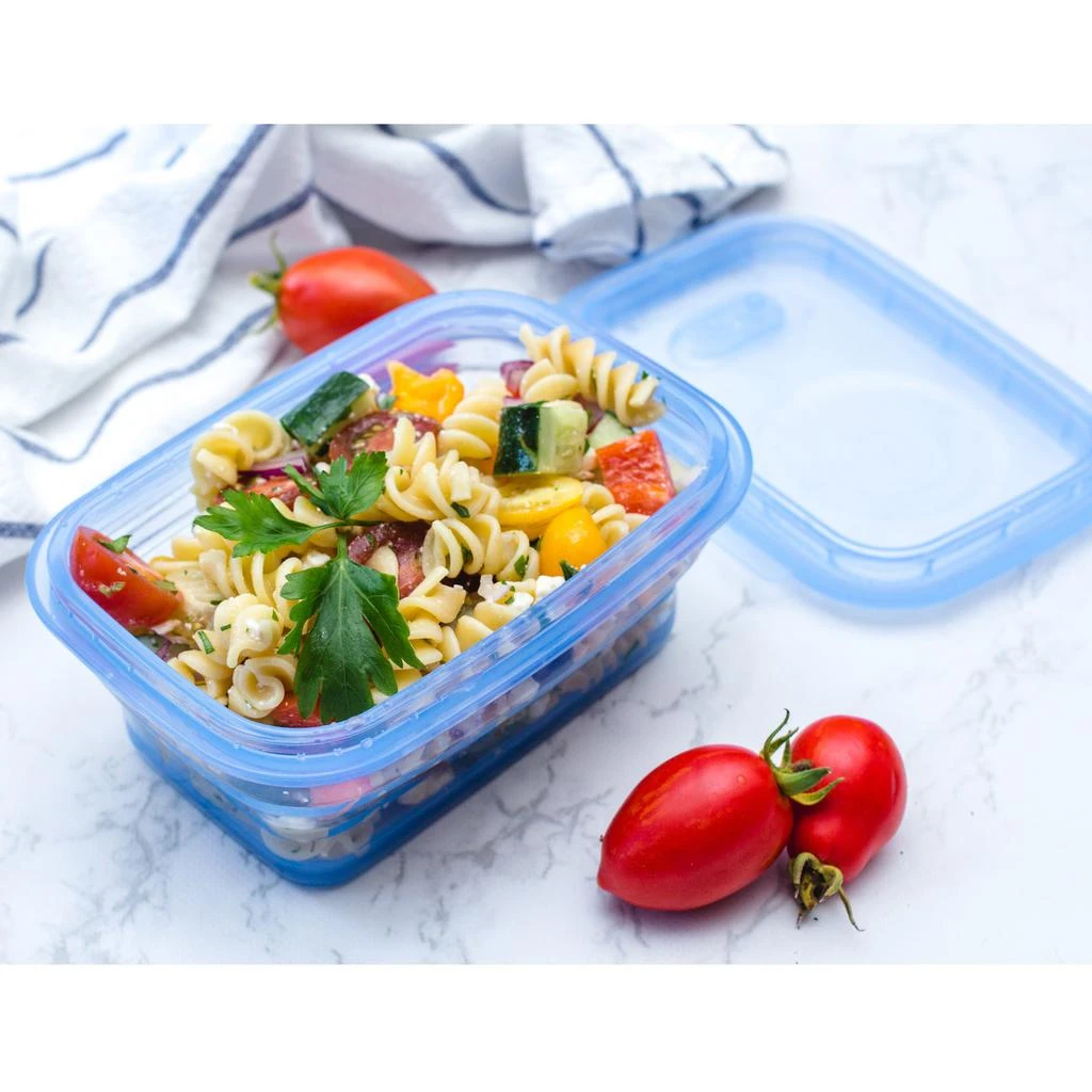 MNML Collapsible Silicone Food Storage Container Set of 6 - 860 ml - Blue 5