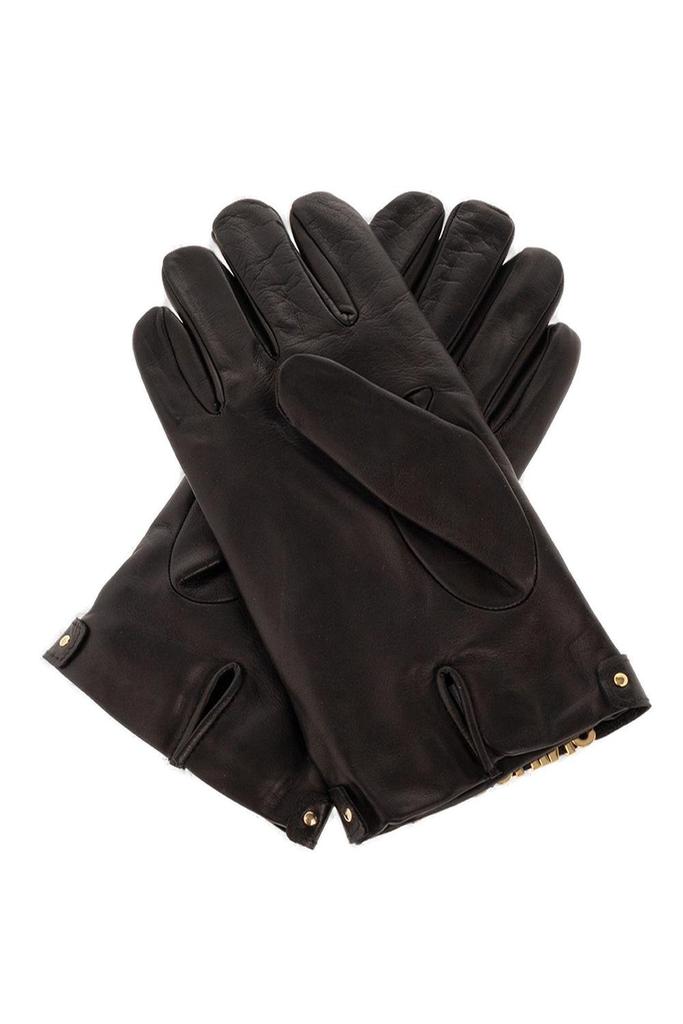 Moschino Moschino Logo Plaque Gloves
