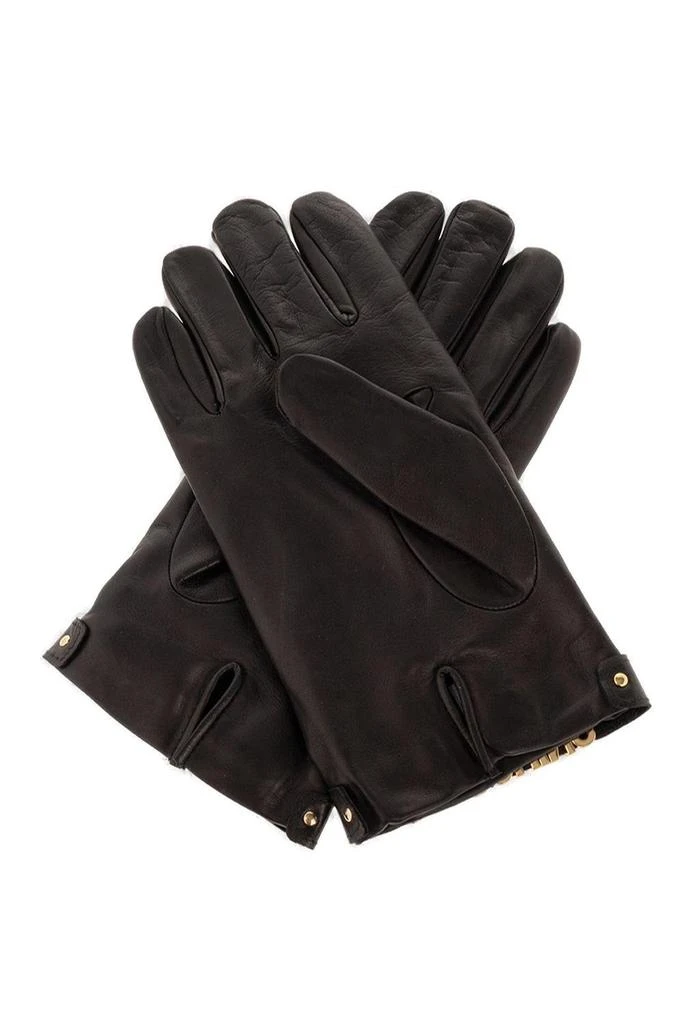 Moschino Moschino Logo Plaque Gloves 2