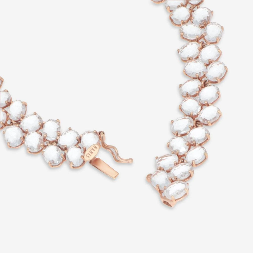 Nanis Nanis 18K Yellow Gold Rock Crystal Chain Bracelet BI1-515 3