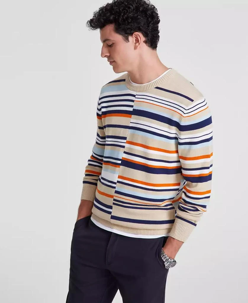 Club Room Men's Mixed Stripe Crewneck Sweater, Created for Macy's 1