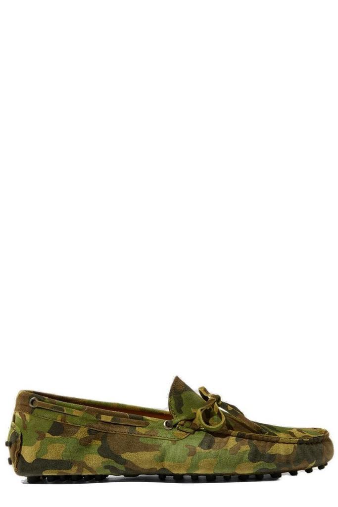 Scarosso Scarosso James Camouflage-Printed Slip-On Loafers