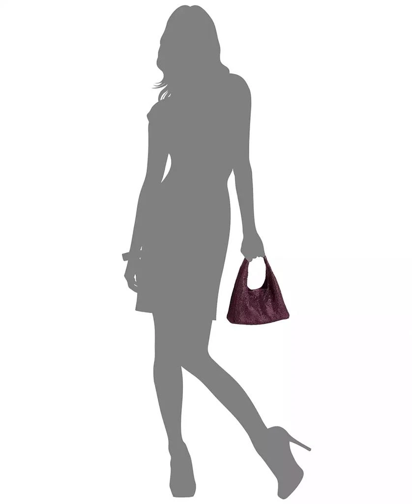 INC International Crystal Mesh Small Hobo Bag, Created for Macy's 6